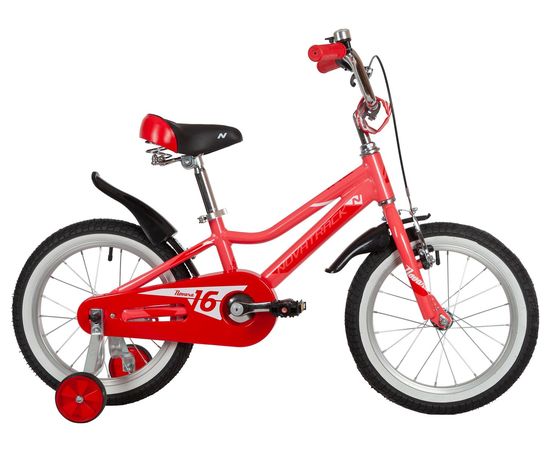 Детский велосипед Novatrack Novara 16” new (коралловый), Цвет: Красный
