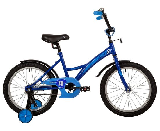 Детский велосипед Novatrack Strike 18” new (синий), Цвет: Синий
