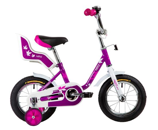 Детский велосипед Novatrack Maple 12” (фиолетовый)