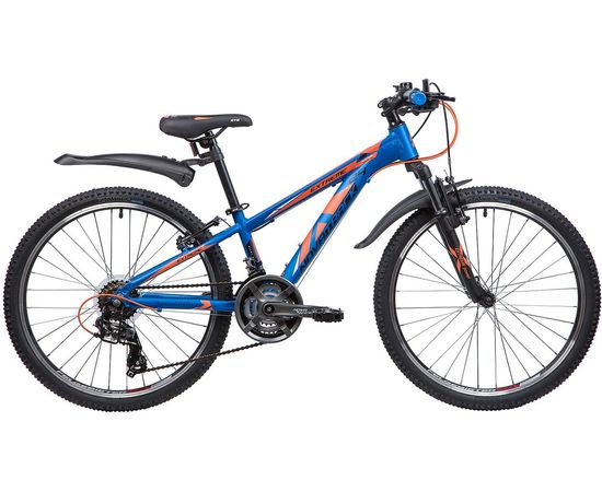 Подростковый велосипед Novatrack Extreme 21.V alloy 24" (синий), Цвет: Синий, Размер рамы: 11"