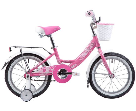 Детский велосипед Novatrack Girlish 16” (розовый)
