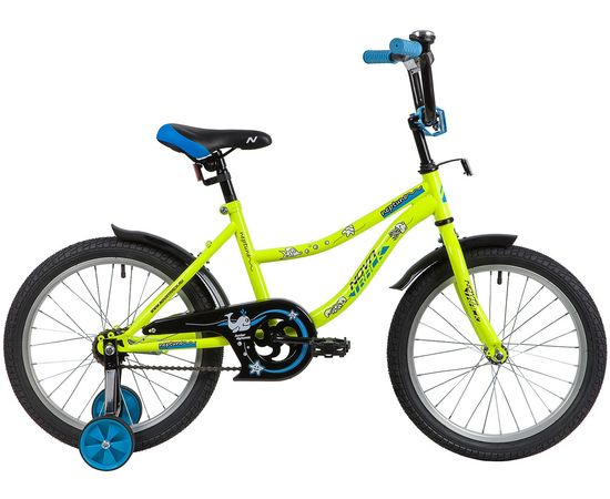 Детский велосипед Novatrack Neptune 18” (зеленый), Цвет: Зелёный