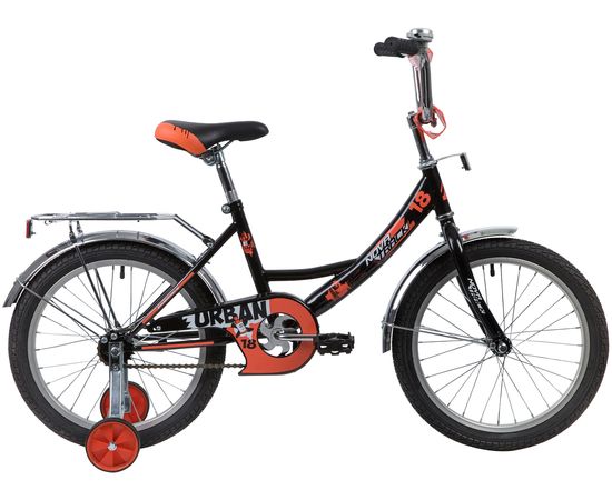 Детский велосипед Novatrack Urban 18” (чёрный)