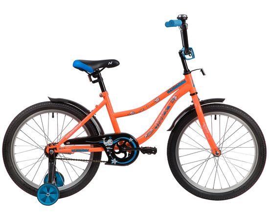 Детский велосипед Novatrack Neptune 20" (оранжевый), Цвет: Оранжевый