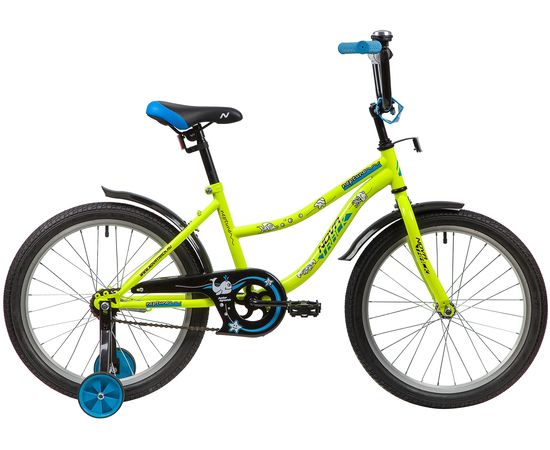 Детский велосипед Novatrack Neptune 20" (зеленый), Цвет: Зелёный