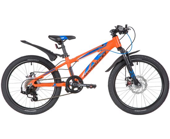 Подростковый велосипед Novatrack Extrime 7.D 20" alloy (оранжевый)