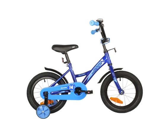 Детский велосипед Novatrack Strike 14" new (синий), Цвет: Синий
