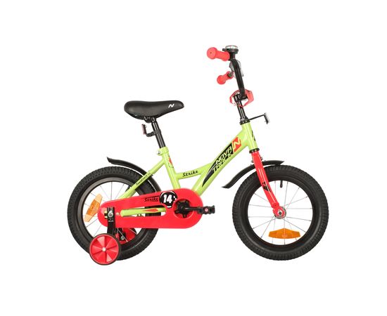 Детский велосипед Novatrack Strike 14" new (зеленый), Цвет: Зелёный