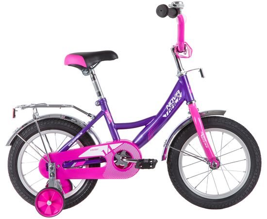 Детский велосипед Novatrack Vector 14” (лиловый), Цвет: Фиолетовый