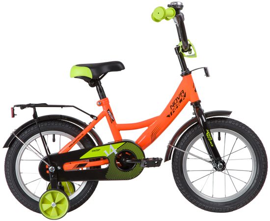 Детский велосипед Novatrack Vector 14” (оранжевый), Цвет: Оранжевый