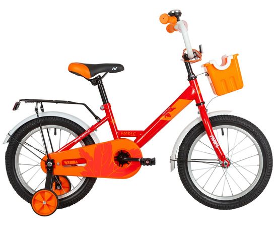 Детский велосипед Novatrack Maple 16” new (красный), Цвет: Красный