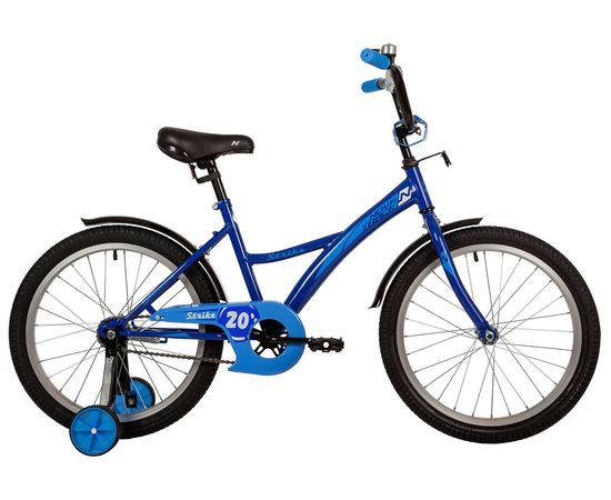 Детский велосипед Novatrack Strike 20" new (синий), Цвет: Синий