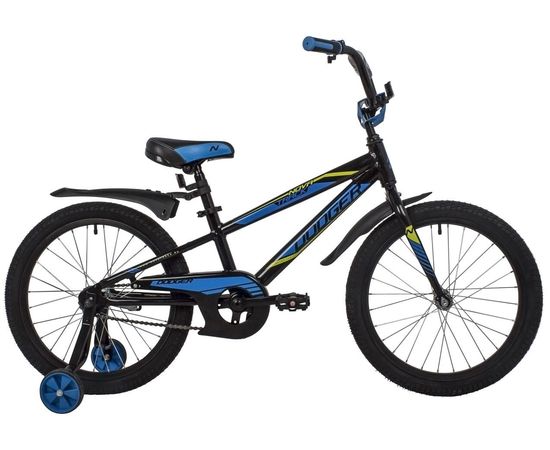 Детский велосипед Novatrack Dodger 20” new (чёрный), Цвет: Черный