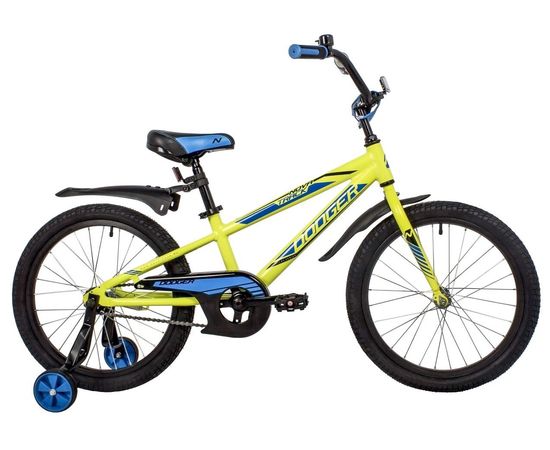Детский велосипед Novatrack Dodger 20” new (зелёный), Цвет: Зелёный