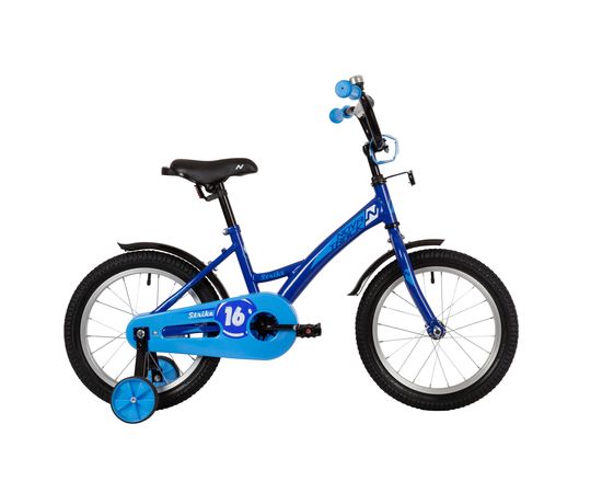Детский велосипед Novatrack Strike 16" new (синий), Цвет: Синий