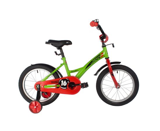 Детский велосипед Novatrack Strike 16" new (зеленый), Цвет: Зелёный