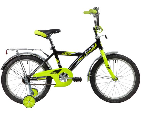 Детский велосипед Novatrack Astra 18” (чёрный), Цвет: Черный
