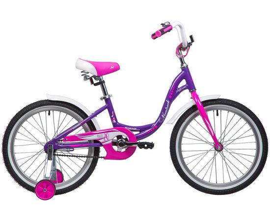 Детский велосипед Novatrack Angel 20" (фиолетовый)
