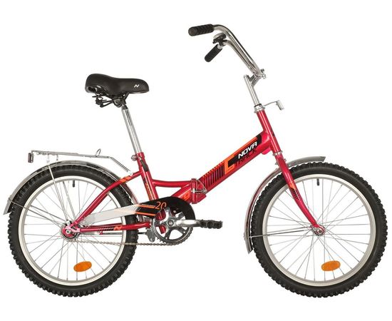 Складной велосипед Novatrack TG-20 classic 1.0 20" (красный), Цвет: Красный