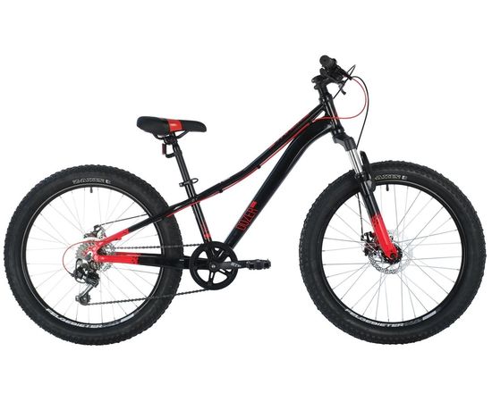 Подростковый велосипед Novatrack Dozer 6.D 24" (красный), Цвет: Красный, Размер рамы: 12"