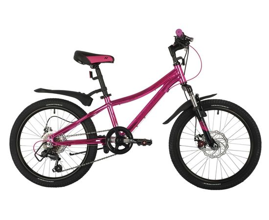 Подростковый велосипед Novatrack Katrina 6.D 20" (розовый металлик), Цвет: Розовый