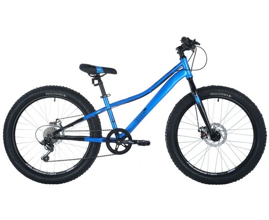 Подростковый велосипед Novatrack Dozer 6.STD 24" (синий), Цвет: Синий, Размер рамы: 12"