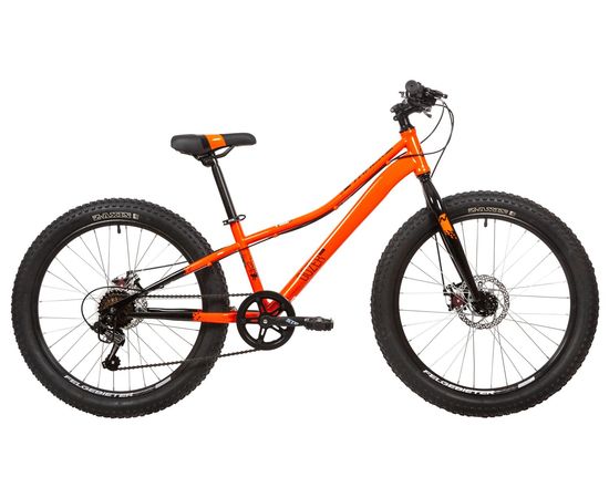 Подростковый велосипед Novatrack Dozer 6.STD 24" (оранжевый), Цвет: Оранжевый, Размер рамы: 12"
