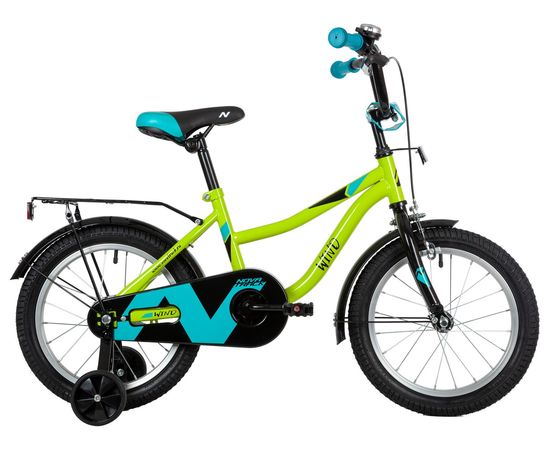 Детский велосипед Novatrack Wind Boy 16” new (зеленый), Цвет: Зелёный