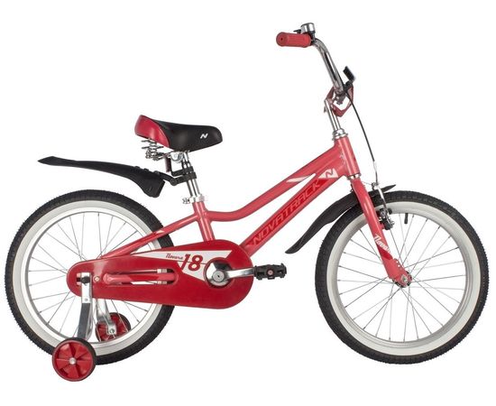 Детский велосипед Novatrack Novara 18” new (коралловый), Цвет: Красный