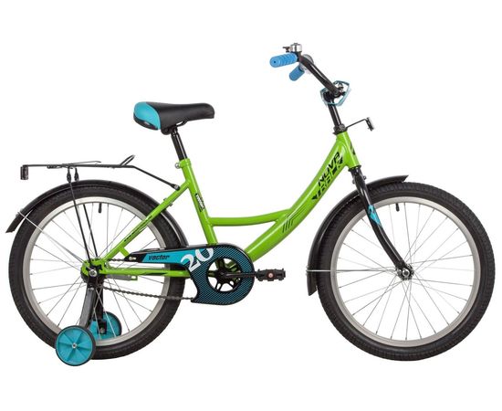 Детский велосипед Novatrack Vector 20" new (лаймовый), Цвет: Зелёный