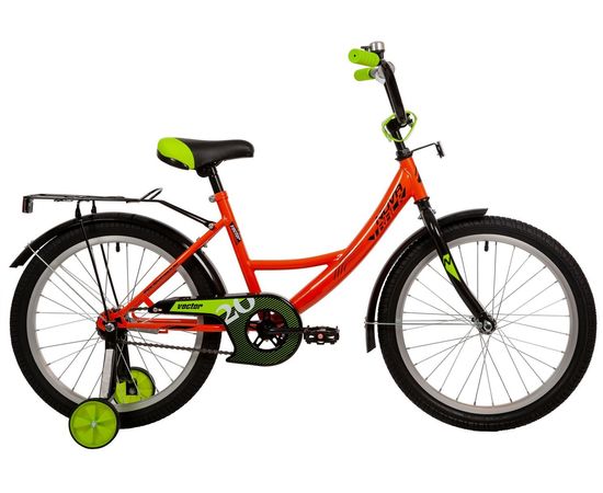 Детский велосипед Novatrack Vector 20" new (оранжевый), Цвет: Оранжевый