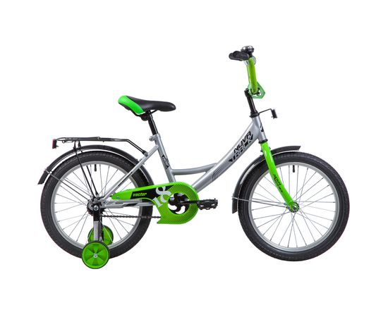 Детский велосипед Novatrack Vector 18” (серебристый), Цвет: Серый