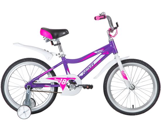 Детский велосипед Novatrack Novara 18” (лиловый)