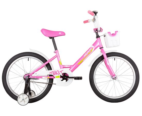 Детский велосипед Novatrack Twist 20” (розовый), Цвет: Розовый