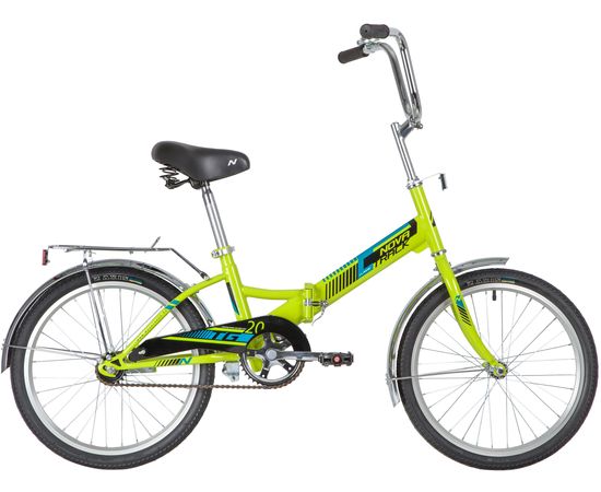 Складной велосипед Novatrack TG-20 classic 1.0 20" (зеленый), Цвет: Зелёный