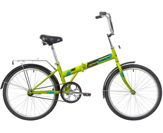 Велосипед складной Novatrack TG-24 classic 1.1 (зеленый), Цвет: Зелёный