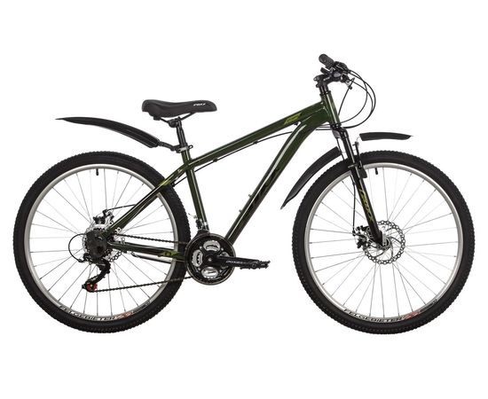 Велосипед Foxx Atlantic D 26" (зеленый), Цвет: Хаки, Размер рамы: 14"
