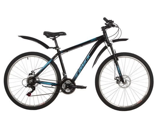 Велосипед Foxx Atlantic D 27.5" (черный), Цвет: Черный, Размер рамы: 16"