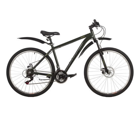 Велосипед Foxx Atlantic D 27.5" (зеленый), Цвет: Хаки, Размер рамы: 16"