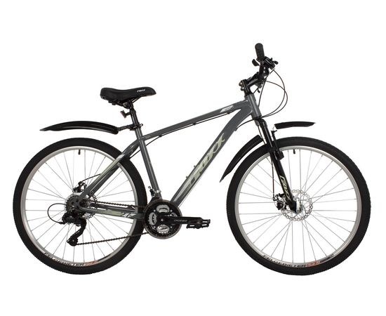 Велосипед Foxx Aztex D 27.5" (серый), Цвет: Серый, Размер рамы: 20"