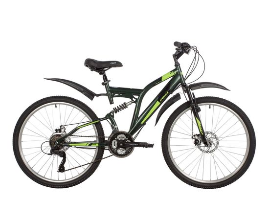 Велосипед Foxx Freelander 26" (зеленый), Цвет: Зелёный, Размер рамы: 18"