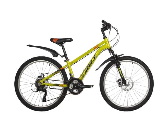 Велосипед Foxx Atlantic D 24" (зеленый), Цвет: Зелёный, Размер рамы: 12"