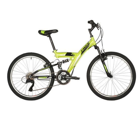 Велосипед Foxx Attack 24" (зеленый), Цвет: Зелёный, Размер рамы: 14"