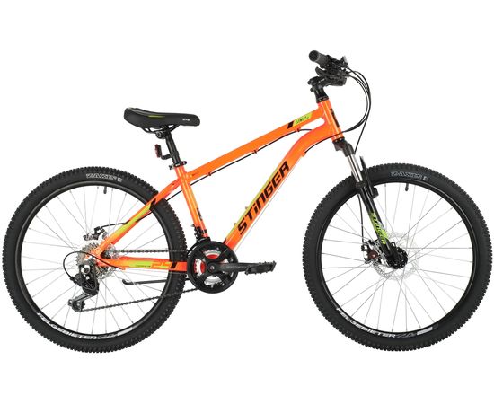 Подростковый велосипед Stinger Element Evo 24" (оранжевый), Цвет: Оранжевый, Размер рамы: 12"
