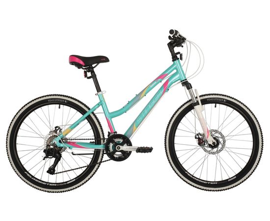 Подростковый велосипед Stinger Laguna D 24" (зеленый), Цвет: Зелёный, Размер рамы: 14"