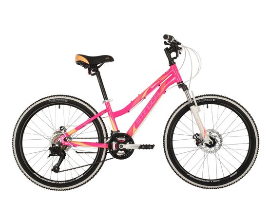 Подростковый велосипед Stinger Laguna D 24" (розовый), Цвет: Розовый, Размер рамы: 12"