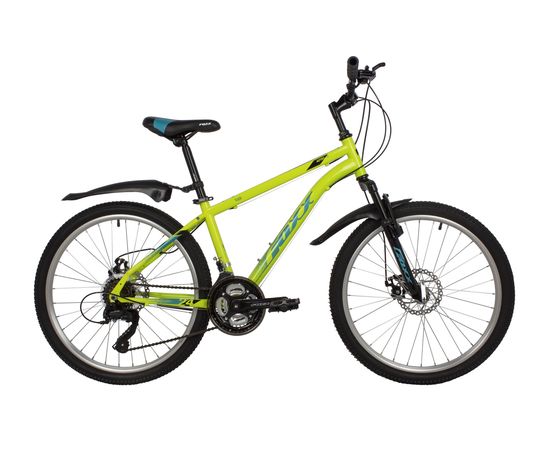 Велосипед Foxx Aztec D 24" (зеленый), Цвет: Зелёный, Размер рамы: 14"