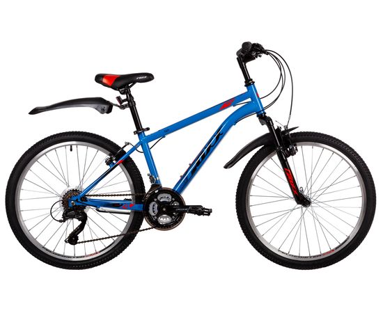 Велосипед Foxx Aztec 24" (синий), Цвет: Синий, Размер рамы: 14"