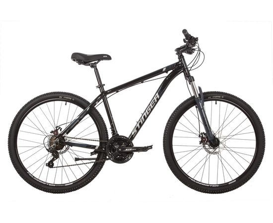 Горный велосипед Stinger Element Std 27.5" new (черный), Цвет: Черный, Размер рамы: 18"