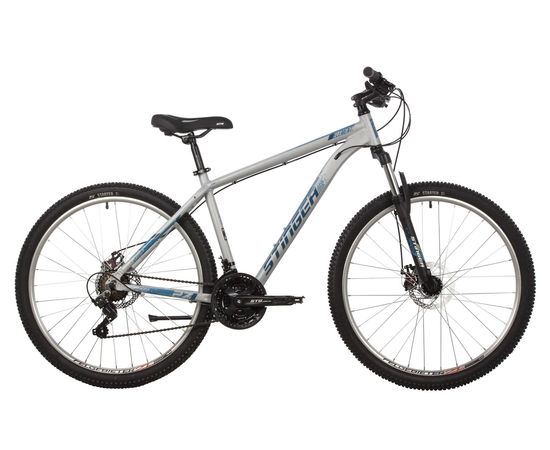 Горный велосипед Stinger Element Std 27.5" new (серый), Цвет: Серый, Размер рамы: 18"